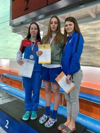 Студентка 3 курса Наталья Можина стала серебряным и бронзовым призёром Чемпионата России по подводному спорту по плаванию в ластах
